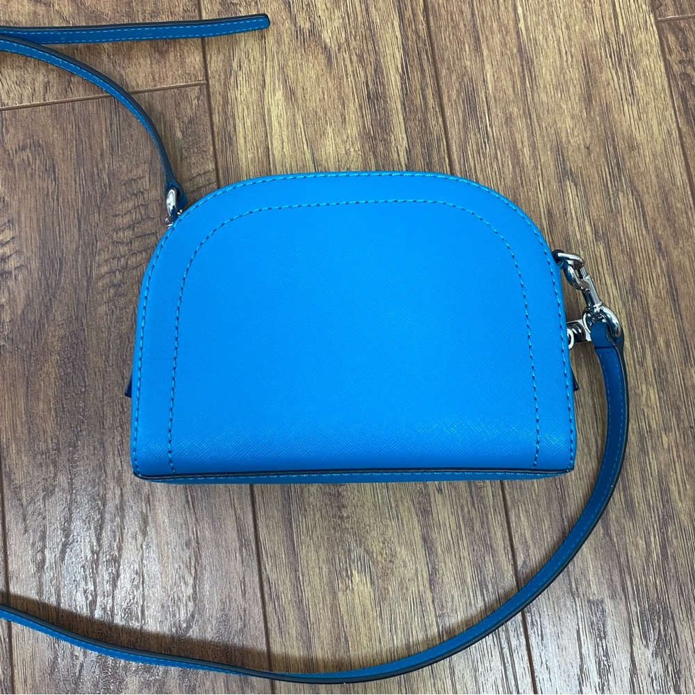 Marc Jacobs Small Playback Saffiano Leather Crossbody Bag Sapphire Blue - Picture 5 of 15